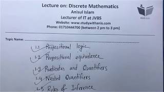 Celebrity discrete math bangla tutorial 32 : Rules of Inference (part-1) Profile
