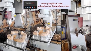 5 axis cnc machine for stair handrail making