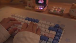 [Cozy ASMR] single Keyboard typing ☁️