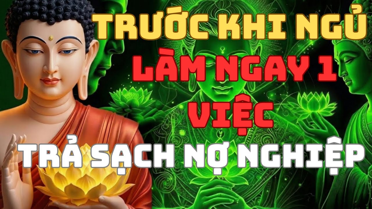 Trước Khi Ngủ Làm Ngay 1 Việc Này – Phật Dạy Cách Trả Sạch Nợ Nghiệp, Ngủ Ngon Tới Sáng