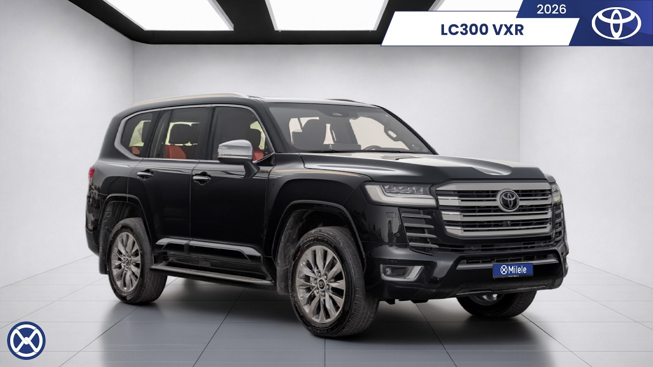 (LHD) TOYOTA LAND CRUISER 300 VXR 3.5P AT 4WD MY2026 – BLACK video