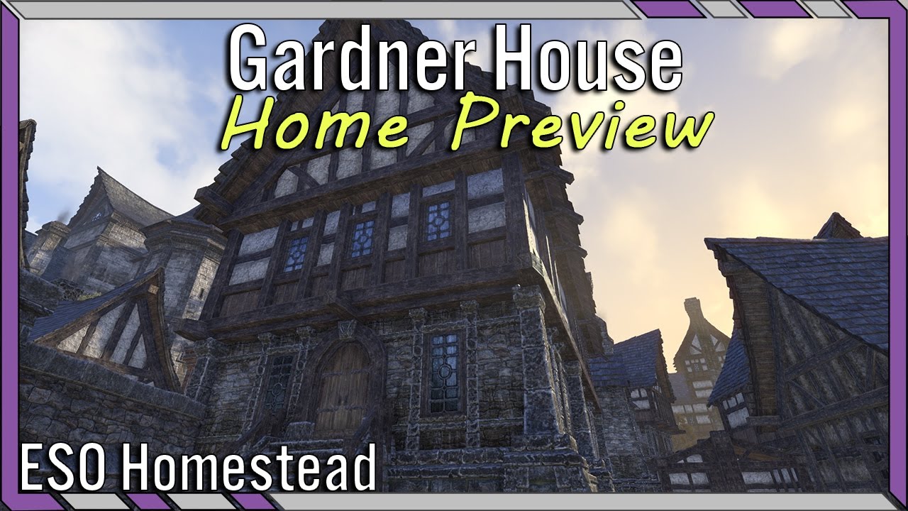 Gardner House ESO House Preview Large Breton House Elder Scrolls