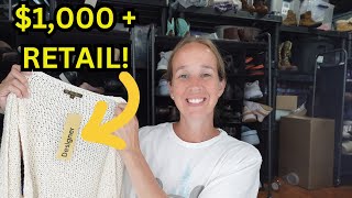 Style Encore 70% off, THRIFT haul, Garage sale haul to resell for PROFIT!