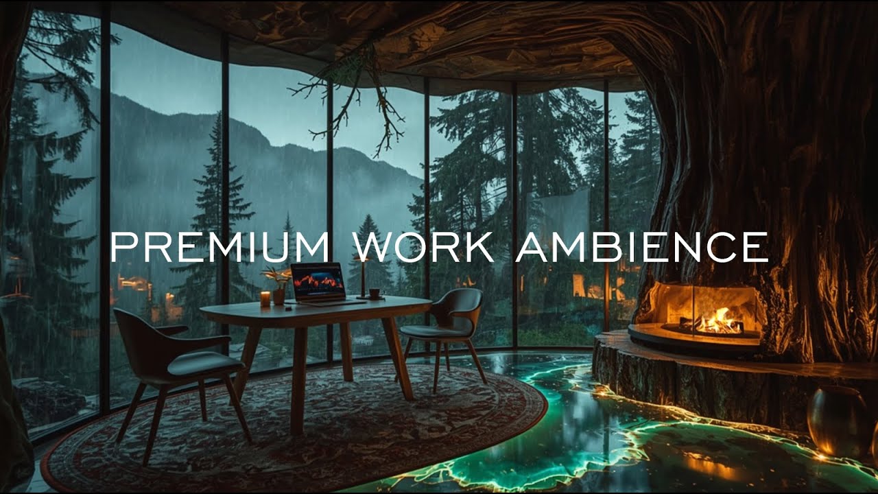 Premium Work Ambience 🌲 Deep Forest | Zero Distraction, Deep Focus & Flow State