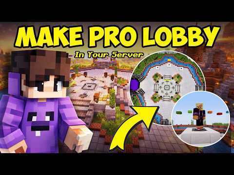 HOW TO SETUP LOBBY IN MINECRAFT SERVER FULL TUTORIAL | MAKE LOBBY IN ATERNOS SERVER