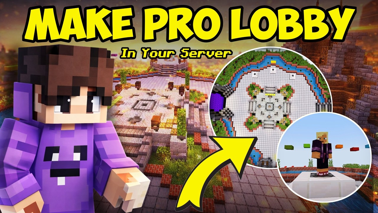 Lobby Server Connection HOW TO SETUP LOBBY IN MINECRAFT SERVER FULL TUTORIAL | MAKE LOBBY IN ...