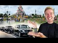 We drove 100 taxis to disneyland