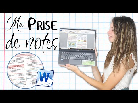 Comment je prends en notes mes cours de manière synthétique et efficace 💻⌨️