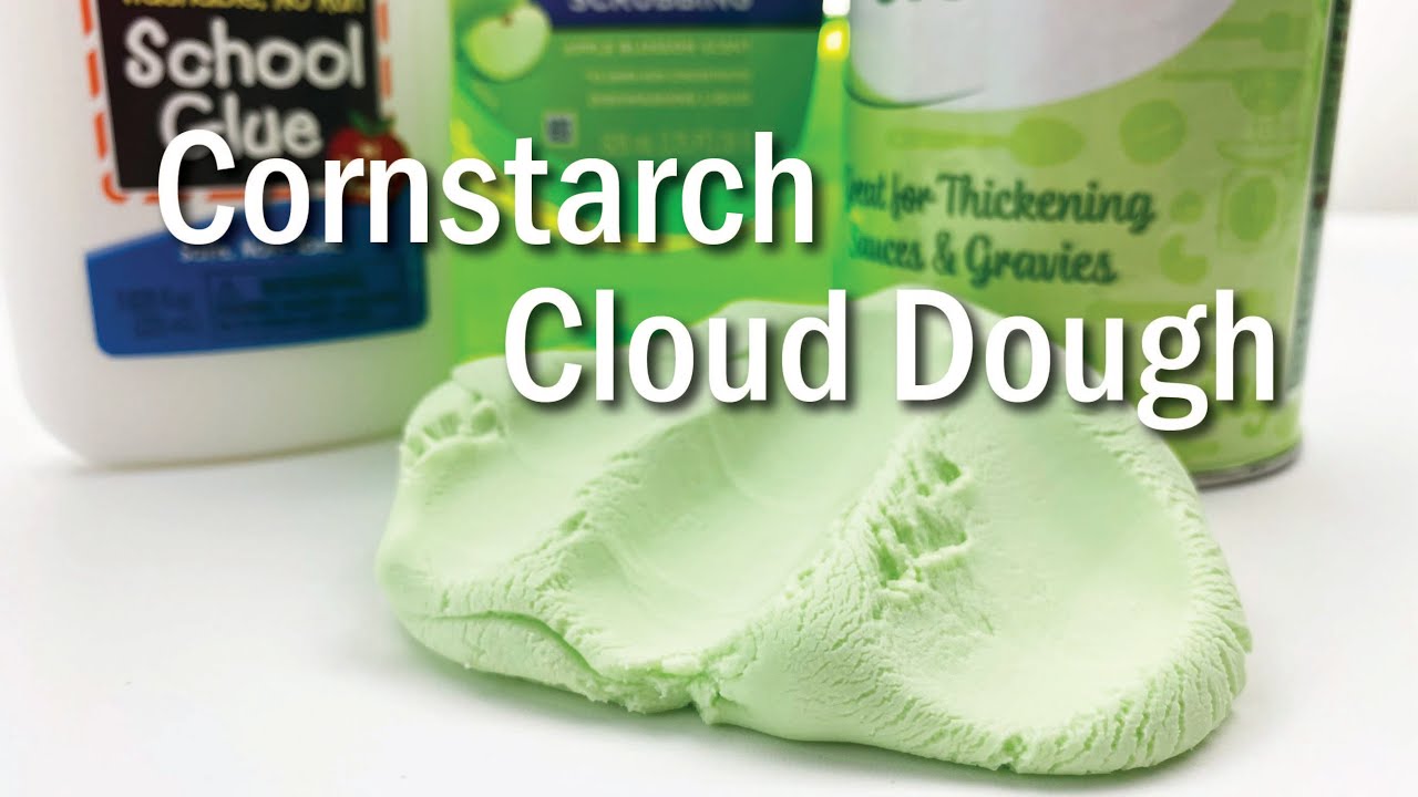 Cornstarch Cloud Dough YouTube