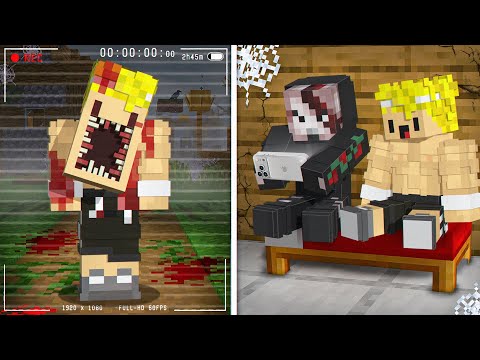 I caught a TERRIFYING ENTITY on CAMERA in Minecraft