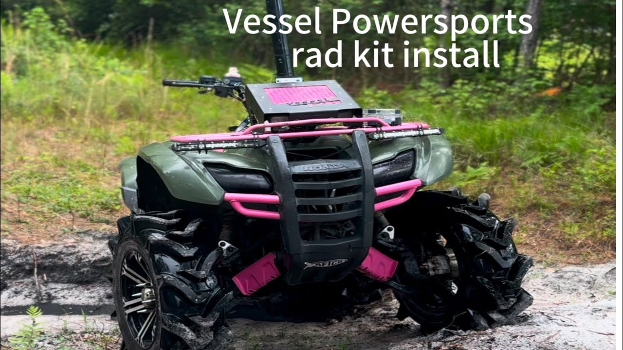 Installing vessel Powersports rad kit on 2010 Honda rancher 420/ 