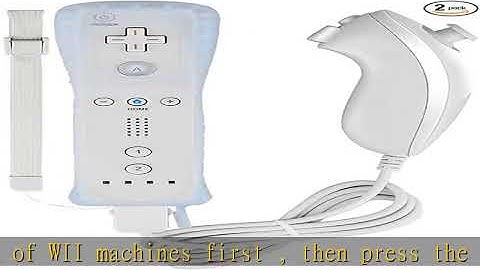 Lyyes Remote Controller for Wii, Wii Remote and Nunchuck Controllers with Silicon Case and Strap fo