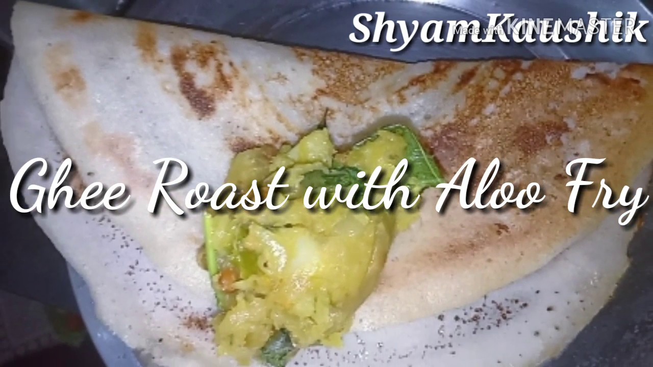 Ghee Roast with Aloo Fry YouTube
