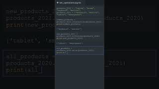 Mastering Data Analysis with Set Operations in Python