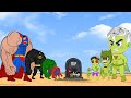 Rescue Team Hulk,Spiderman,Superman BaBy from the Infection of Zombies: Back from the Dead | FUNNY