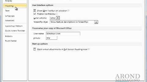 Using Word 2010 - Disable Grammar and Spell Checking