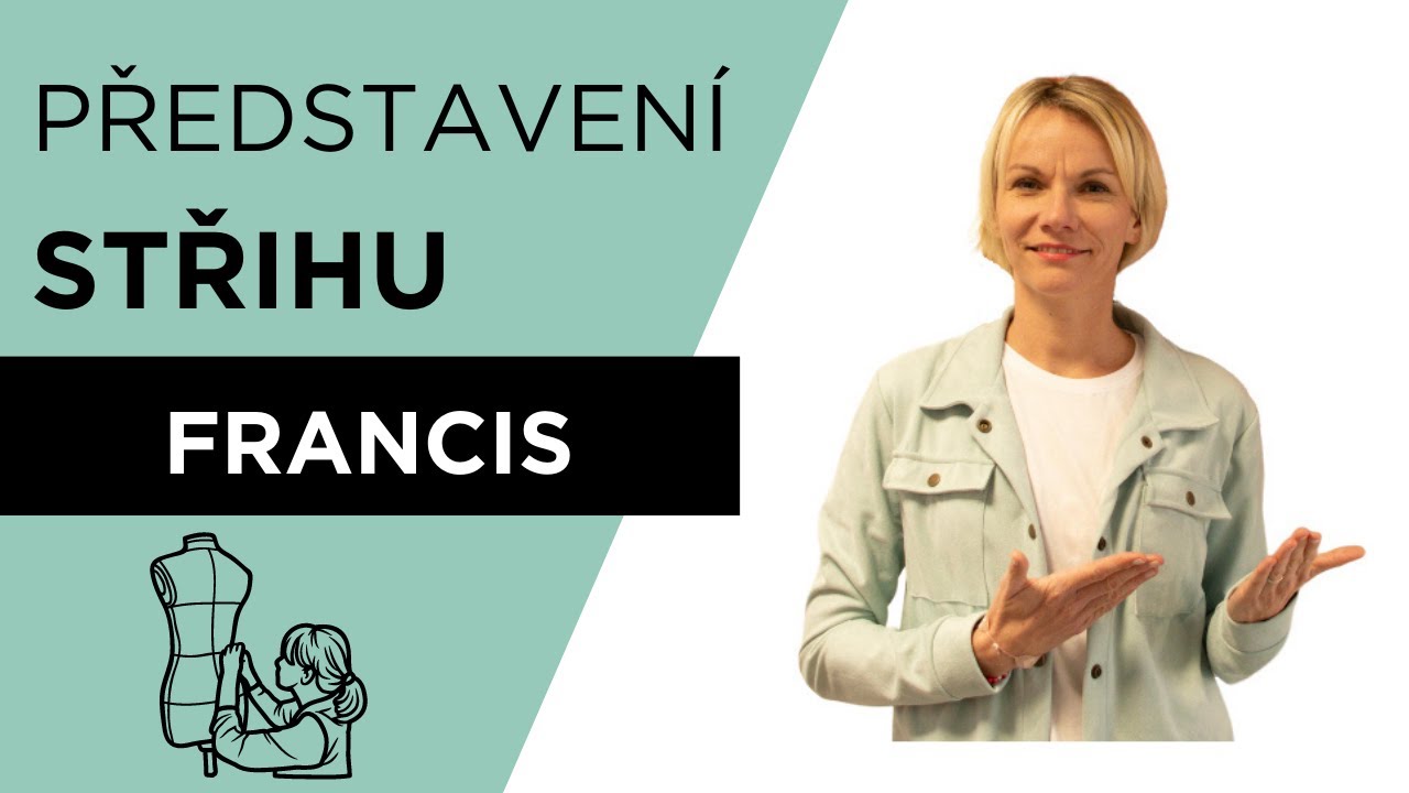 Představení střihu Francis - dámské kalhoty v 7/8 délce.