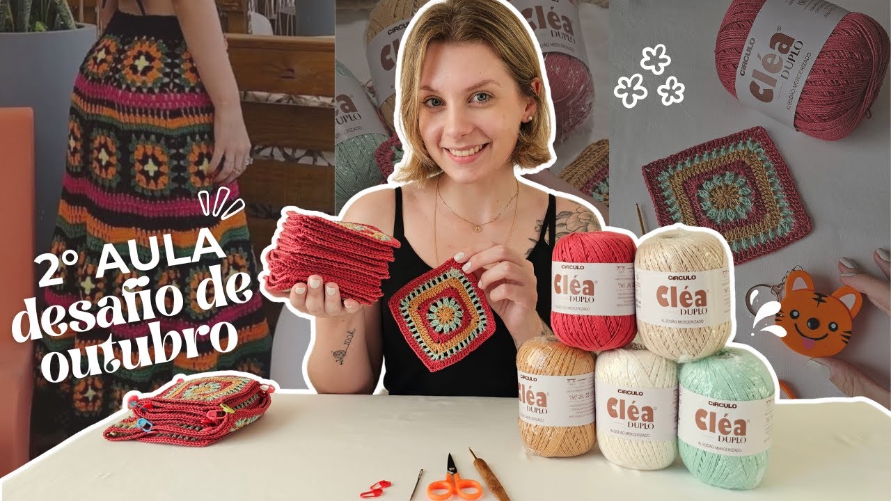 4 FORMAS DE COSTURAR SQUARES DE CROCHÊ | Arteira Linhas