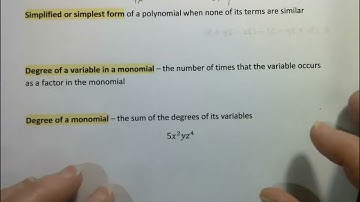 4.2 Adding and Subtracting Polynomials