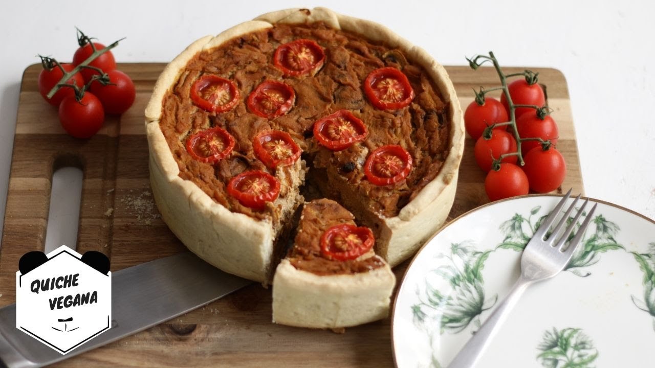 QUICHE VEGANA para NAVIDAD | Living Like A Panda