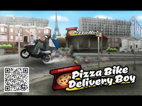 Pizza Bike Delivery Boy