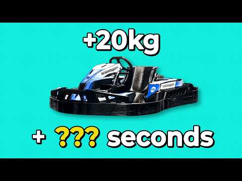 How much does weight REALLY affect your karting times?