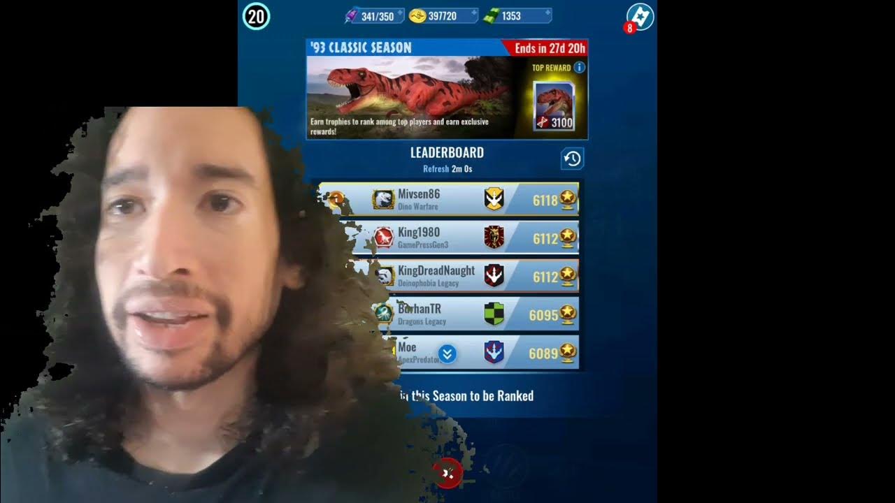 93 Classic Season Jurassic World Alive YouTube 93-classic-season-jurassic-world-alive-youtube