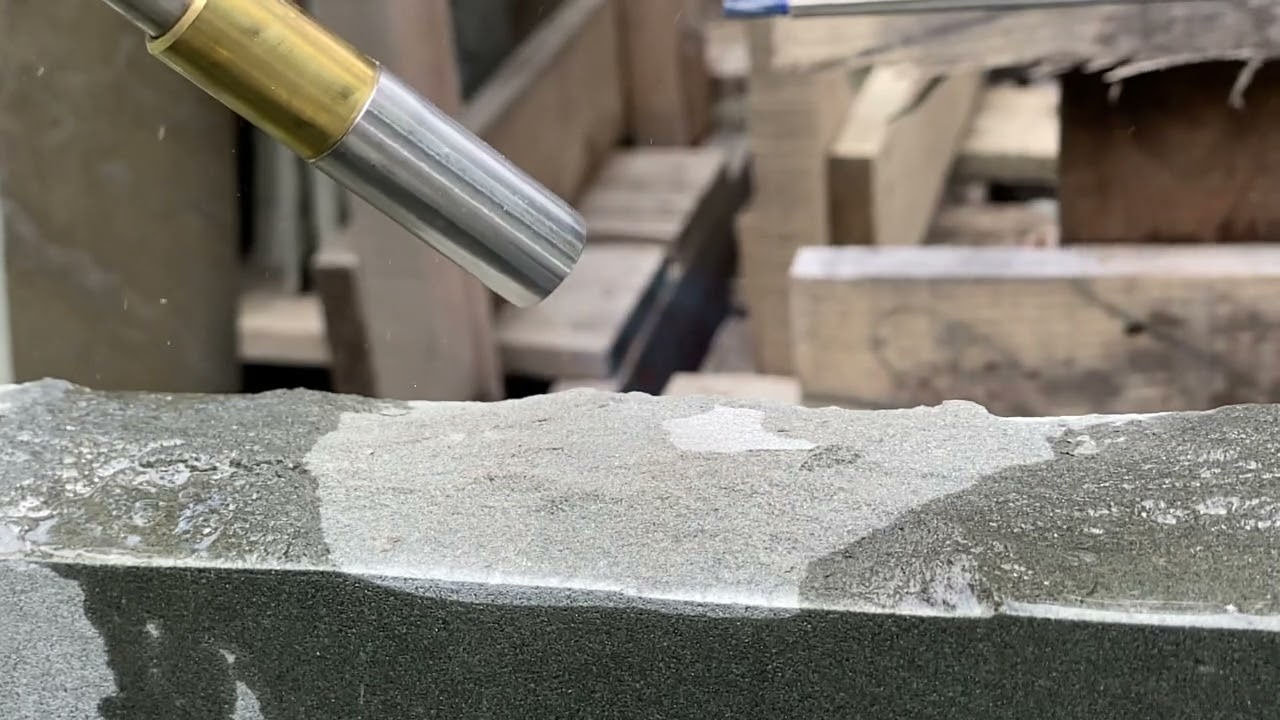 How I fix bluestone rock face with a torch