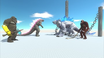 Evolved Godzilla X Kong defeat Skar King empire. release Shimo for her freedom