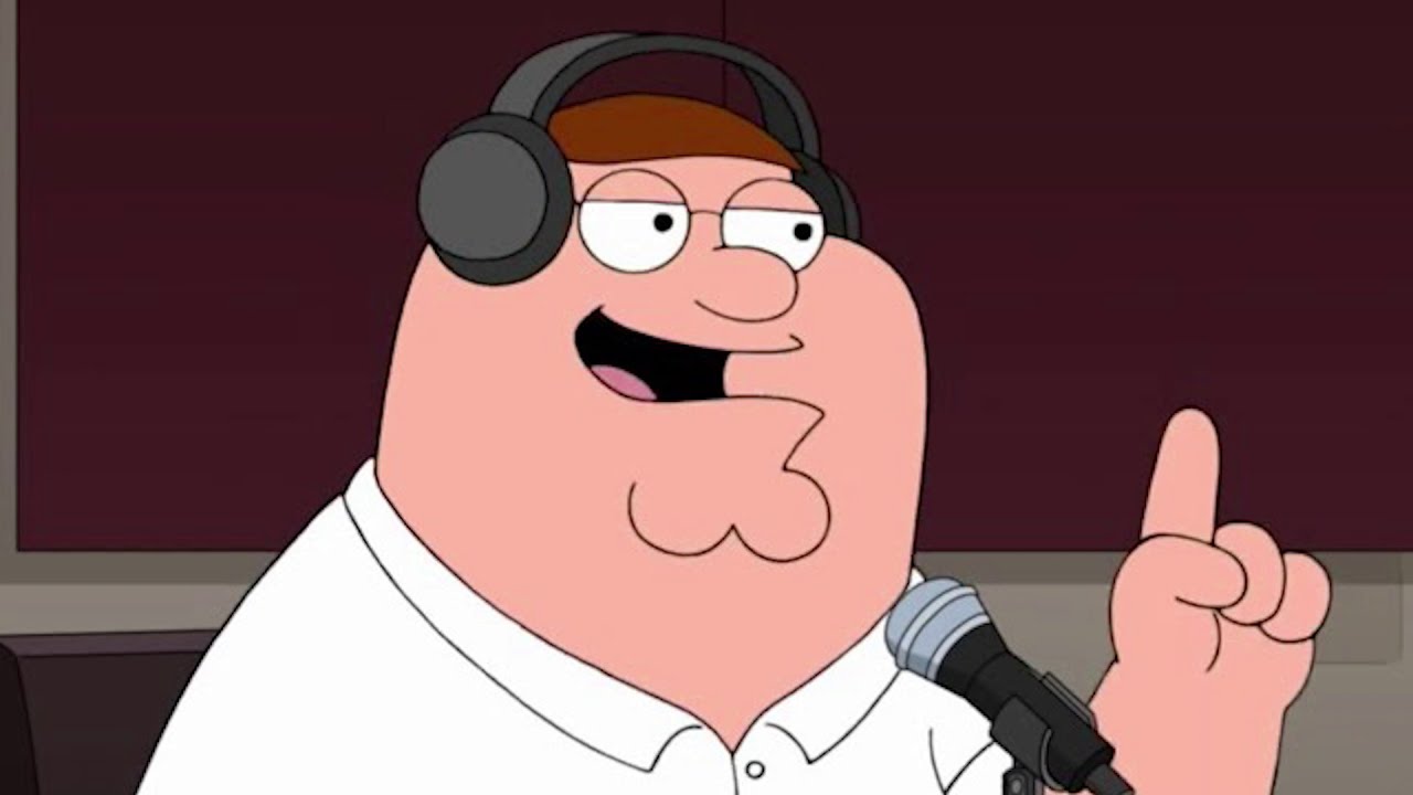 Family Guy the Griffins doing a film podcast : Peter does not care for