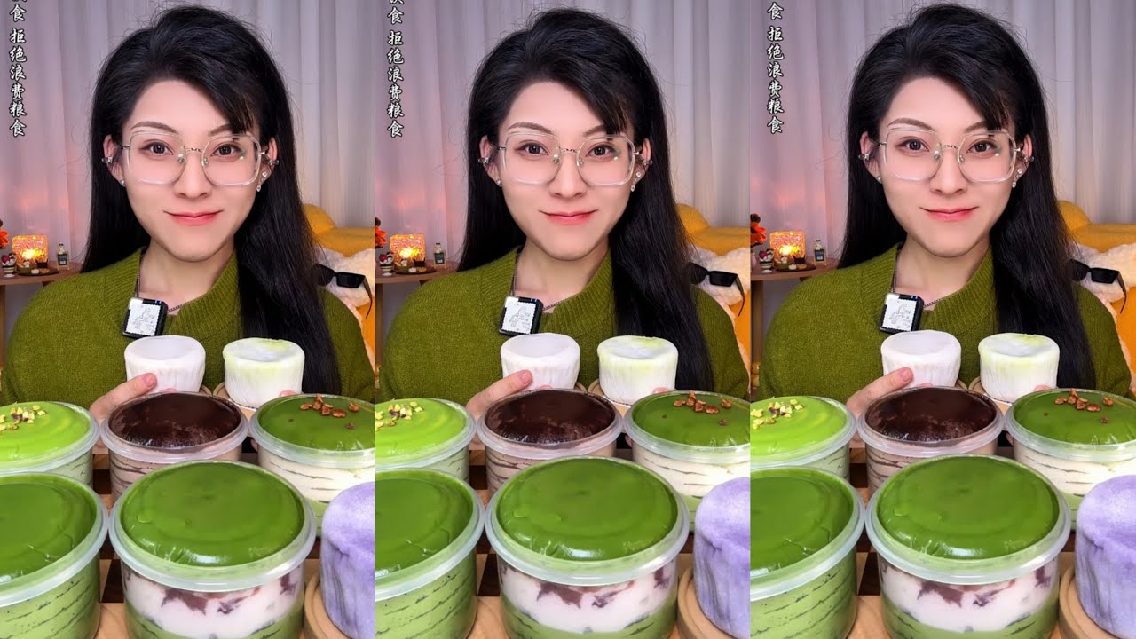 ASMR] Dessert Mukbang🎂🍰🍫🧀🍪🍩(Creamy Crepe Cakes) 디저트 먹방 #chocolate #cakes #creamycake