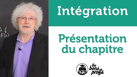 Intégration : présentation - Maths - MPSI 1ère année - Les Bons Profs