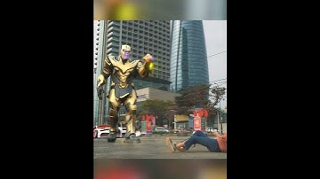 Iron Man vs lord Thanos - Iron Man