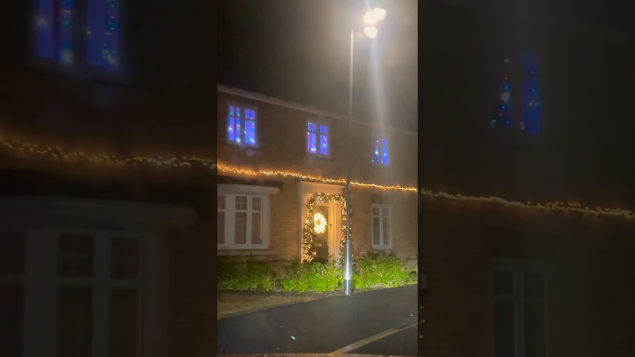 Lights up Christmas 🎄 decorations 