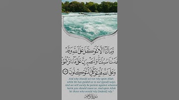 "ومالنا ألانتوكل على الله"القارئ ماجد الحازمي