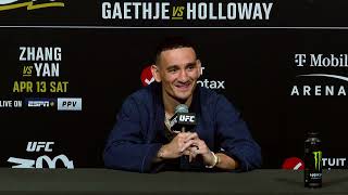 UFC 300: Max Holloway on his massive BMF title fight on Saturday night