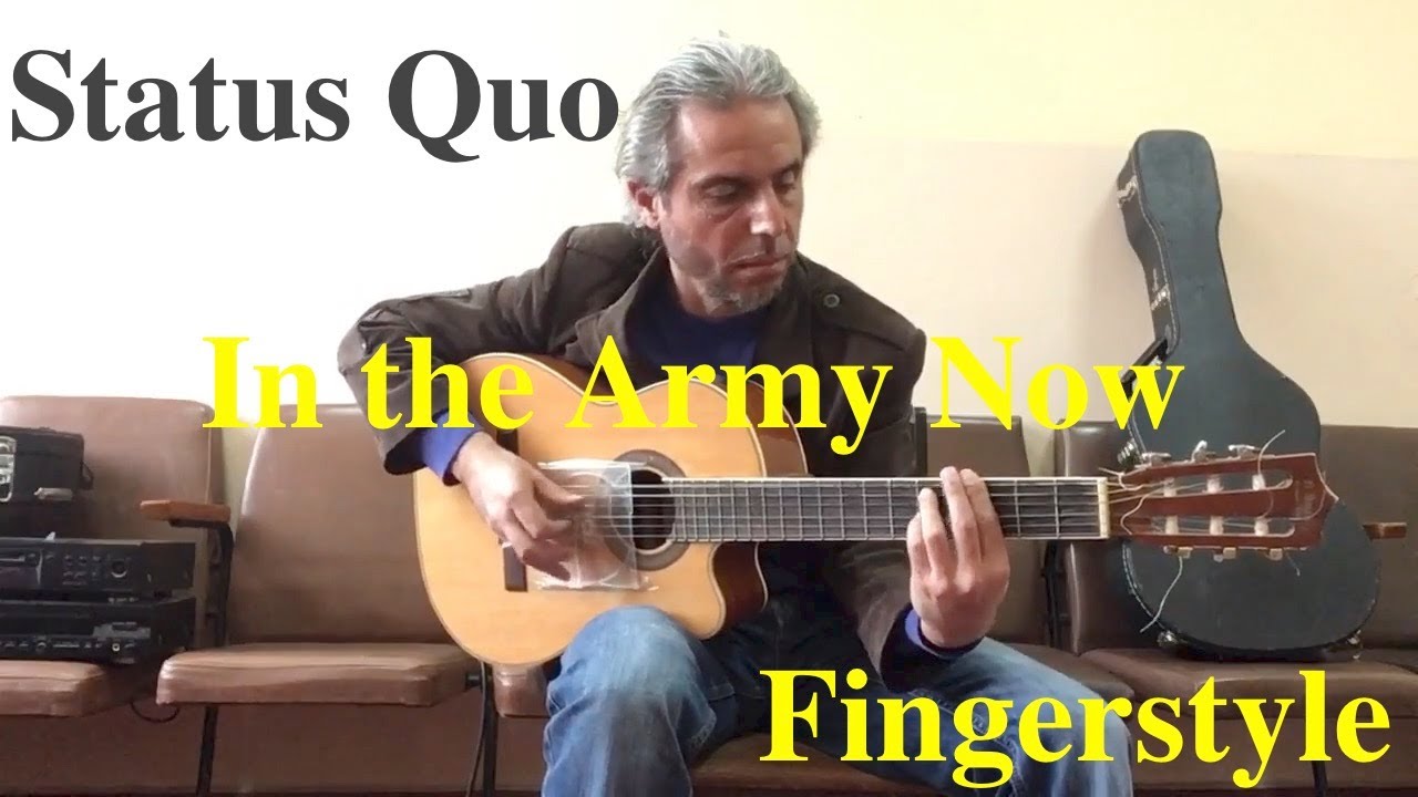 Status Quo / In the Army Now / Fingerstyle cover