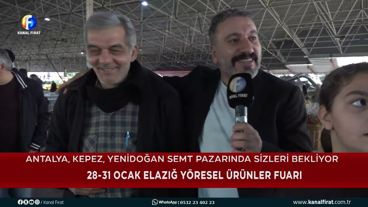 Canlı Yayın Antalya Elazığ Yöresel Ürünler Fuarı 29 01 2026