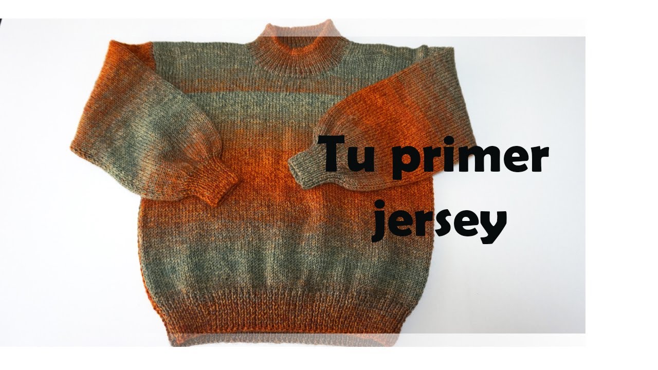 Como tejer tu PRIMER jersey. Lanas Anita 🧶
