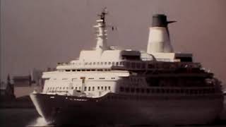New York Harbor #1, 1970s (Home Movie, No Sound)
Follow along on a ferry ride around New York Harbor. Super 8 mm color film made by John A. Breynaert and later donated by Dorothy Briegel. Shows ferries, tugboats, cruise ships and ocean liners including Holland America Line’s ROTTERDAM, Flagship Cruises’ SEA VENTURE, and Home Lines’ SS OCEANIC. Approx. 175 feet.
To learn more please visit us at https://www.sshsa.org
Facebook: https://www.facebook.com/SteamshipHistoricalSociety/
Twitter: https://twitter.com/SSHSA
Instagram: https://www.instagram.com/shiphistory/
Flickr: https://www.flickr.com/photos/sshsa/
Tumblr: https://steamship-historical-society.tumblr.com
LinkedIn: https://www.linkedin.com/company/steamship-historical-society-of-america/ New York Harbor #1, 1970s (Home Movie, No Sound)