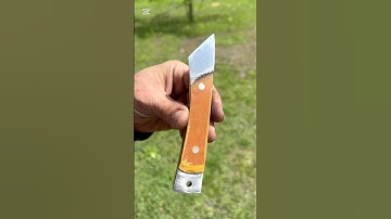 Making a knife from leaf spring