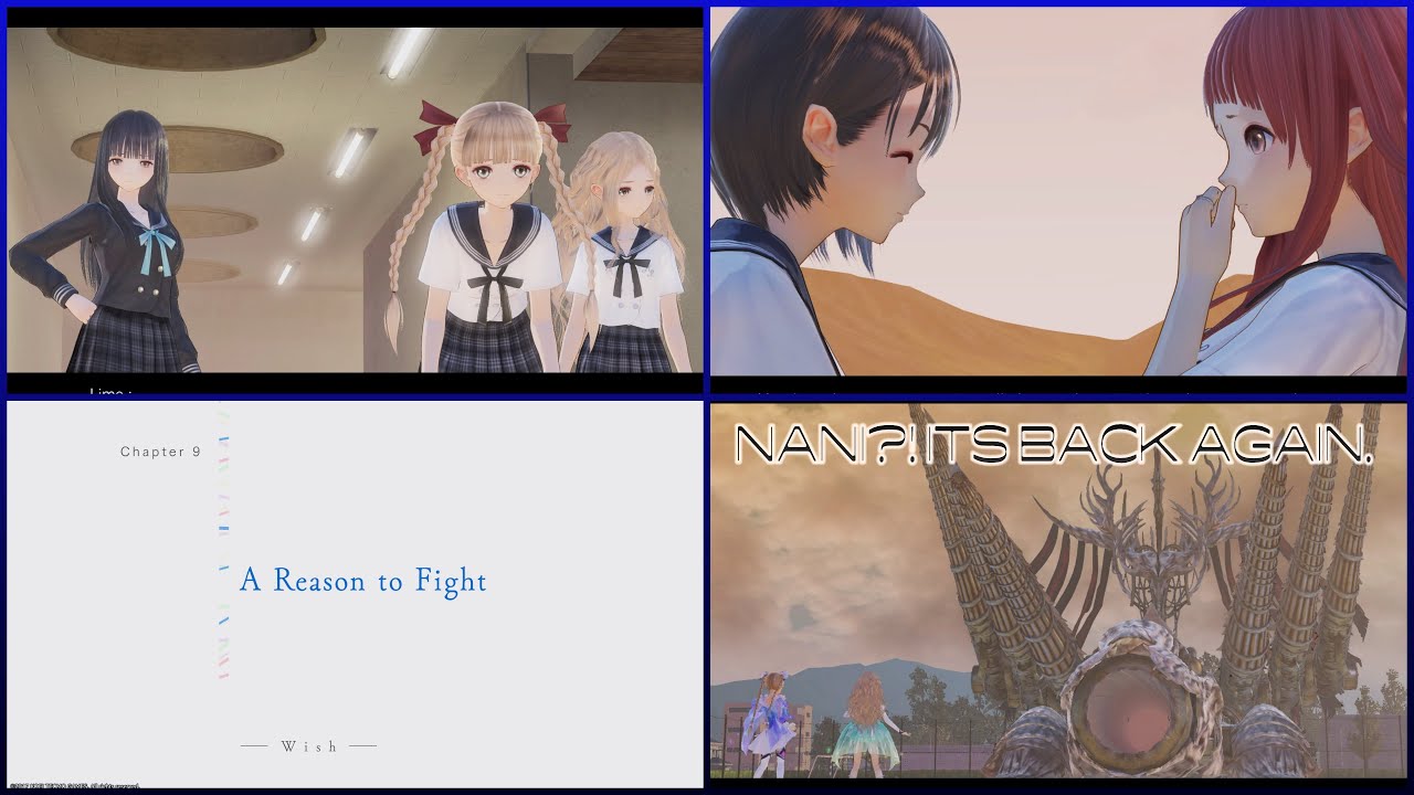Blue REFLECTION (PS4) - Her reasons to fight and 2nd Boss strikes back! 108060fps HD