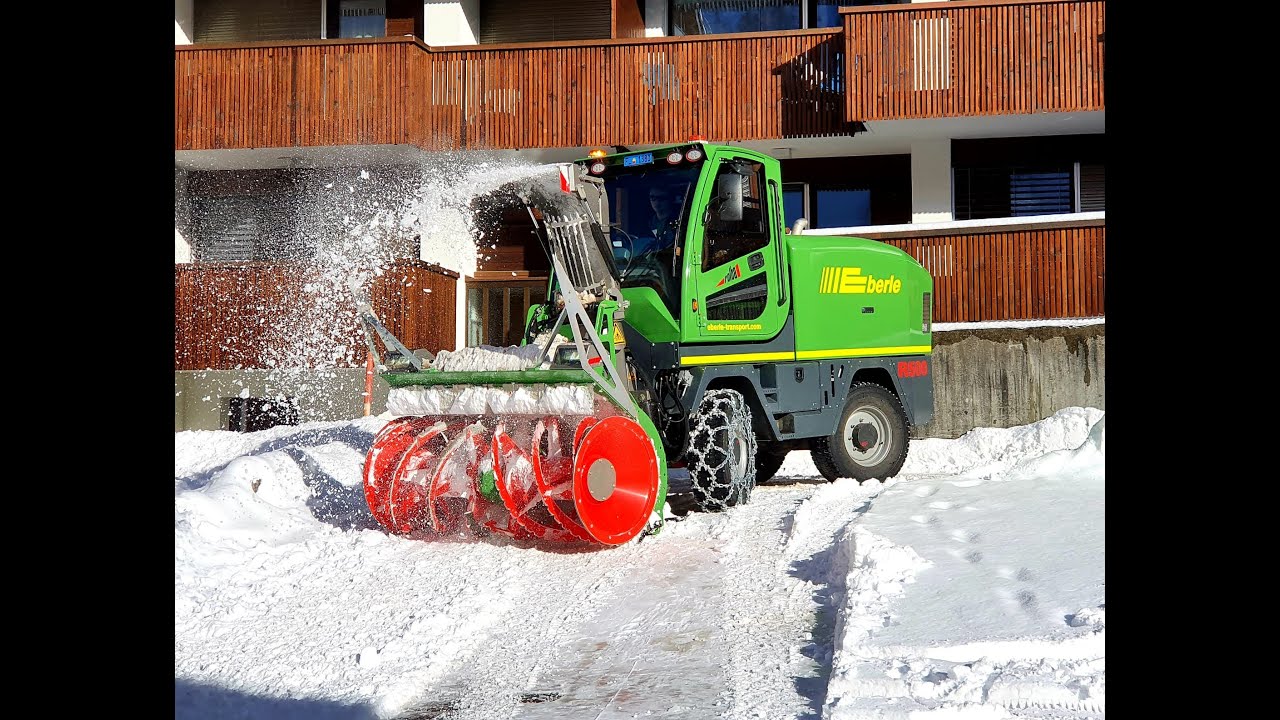 Schneefräse Rolba 500 Eberle Transport 2020 - YouTube