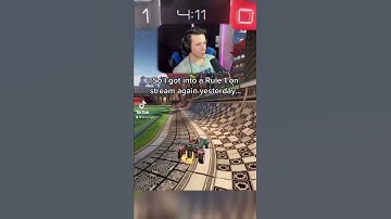 I got into another Rule 1 on stream yesterday...