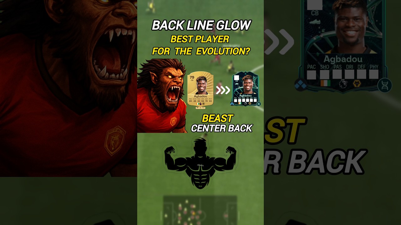 BEST Center Back BACK LINE GLOW EVOLUTION PLAYER EA FC26. 
