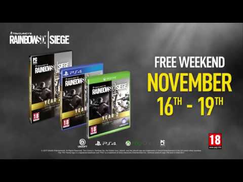 Tom Clancy's Rainbow Six Siege Free Weekend November 16th to 19th - YouTube