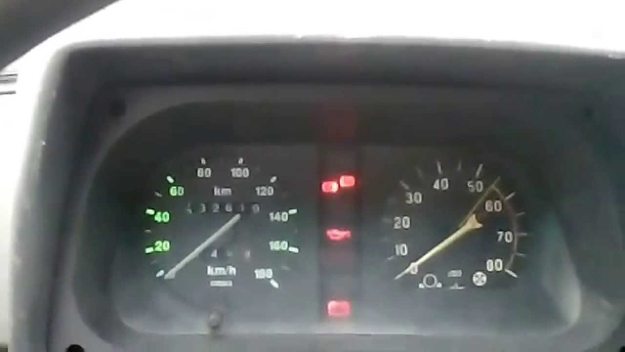 приборная панель таврия славута тюнинг тахометр + лед подсветка - YouTube