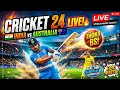 CRICKET 24 LIVE: IND vs AUS 🔴 थ्रोको 6s! 💥 Epic#livestream