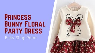 Princess Bunny Floral Party Dress || Baby Shop Point screenshot 4