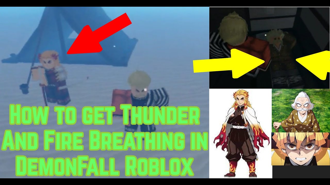 How to get Thunder And Fire Breathing In Demon fall ⚡🔥 YouTube